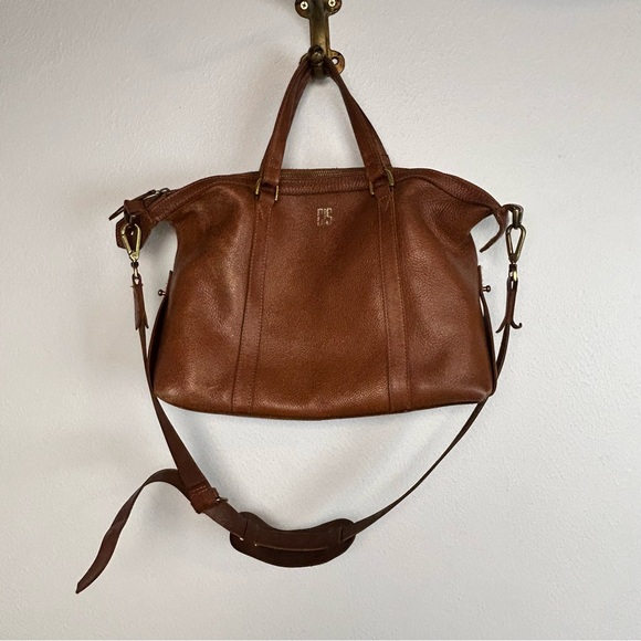 Madewell Cognac Leather Crossbody Shoulder Purse - Picture 5 of 17